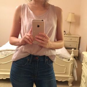 American apparel semi sheer tank